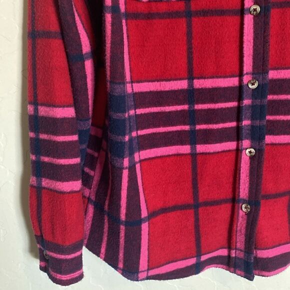 Red and pink flannel fleece - Picture 2 of 5